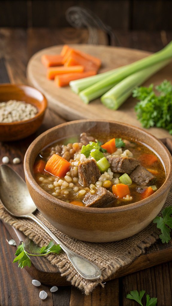 savory beef barley stew