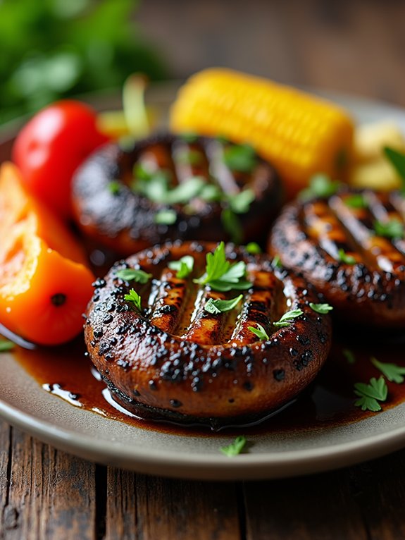 savory grilled portobello mushrooms