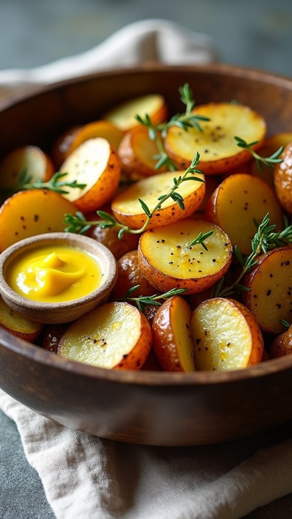 savory herb infused potato dish