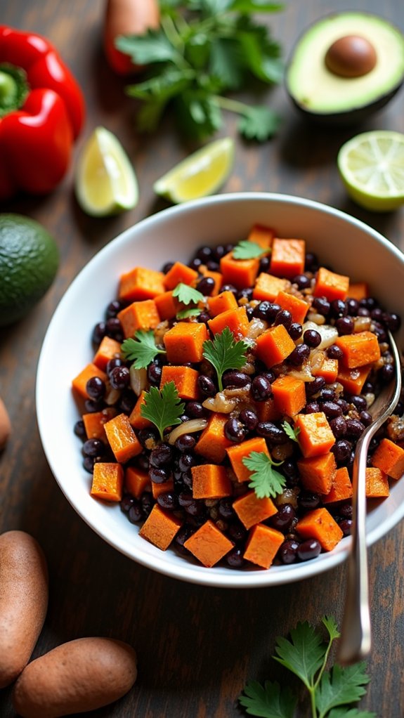 savory sweet potato hash