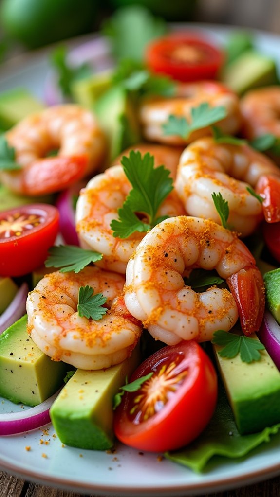 shrimp and avocado salad