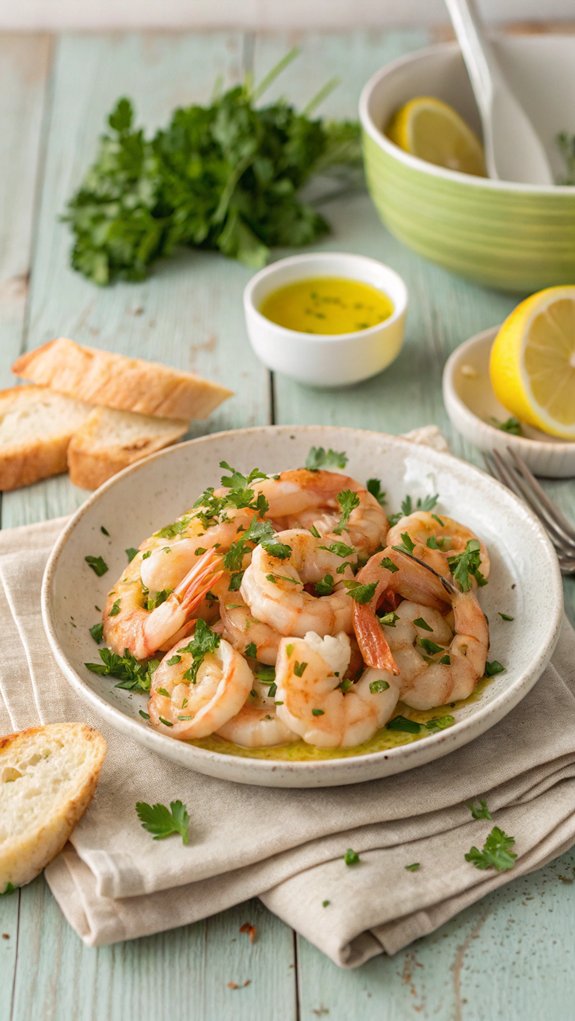 shrimp cooked with lemon