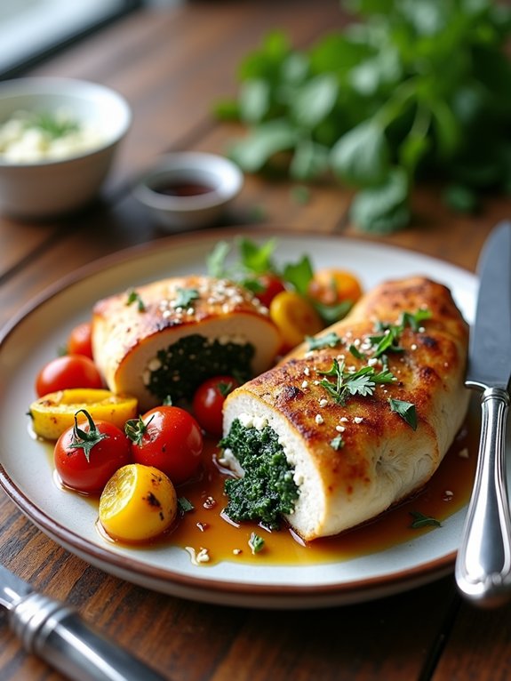 spinach and feta chicken