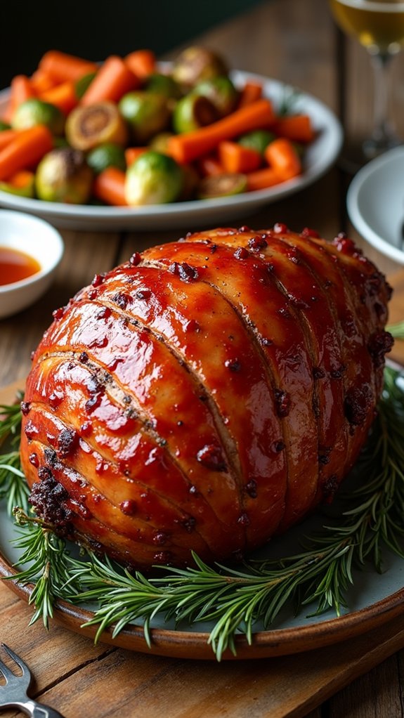 sweet and savory ham