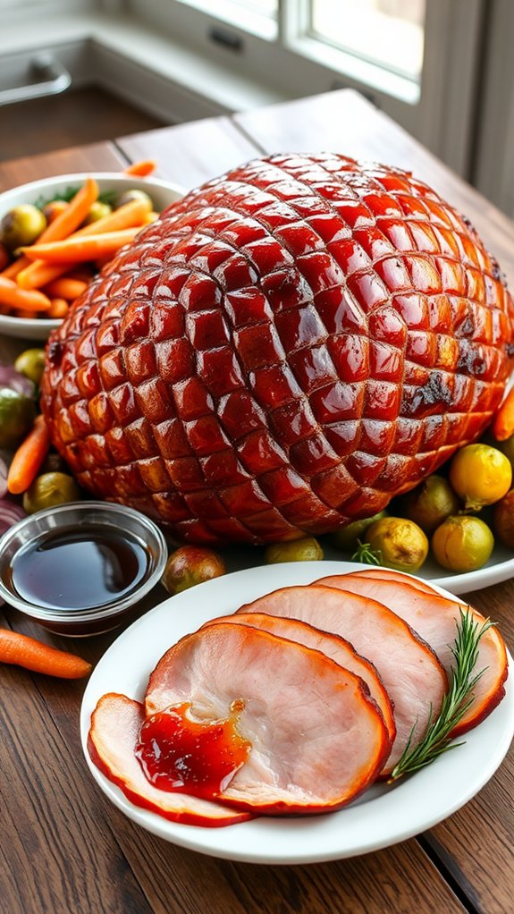 sweet and savory ham