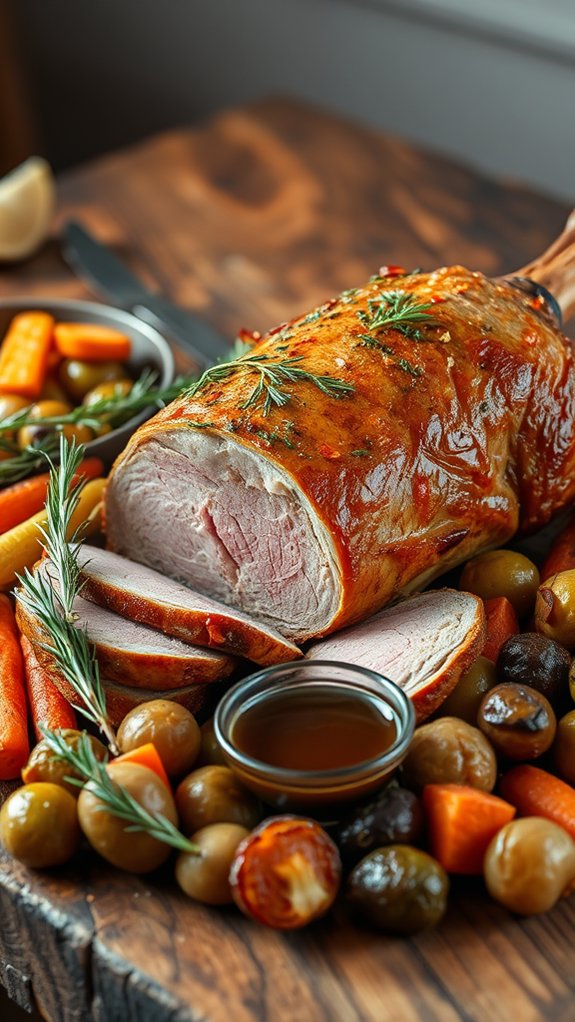 tender flavorful roast lamb